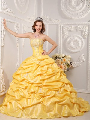 Yellow Quinceanera Dresses